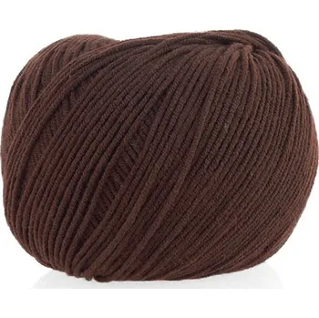 Vlna Hep Příze Jeans 8229 tmavá hnědá