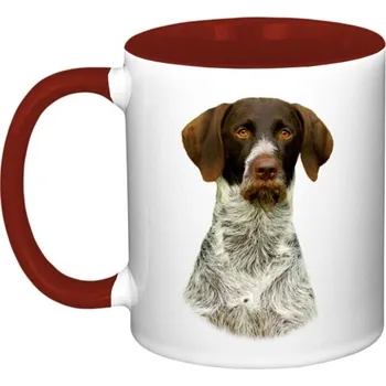 Stolování Hrnek malý barevný s potiskem Český fousek