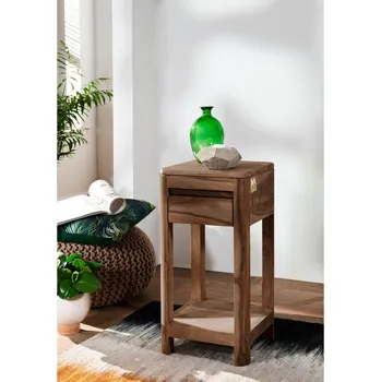 Servírovací stolek MONTREAL Příruční stolek 30x30x60 cm, palisandr, uzená třešeň