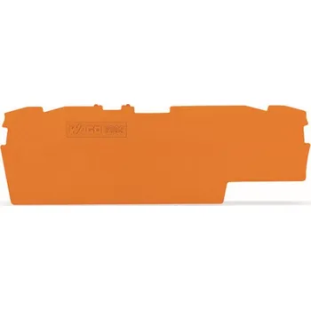 modulární přístroj a rozvaděč WAGO Bočnice 2002-1892 koncová a separátor 1 mm, oranžová 2002-1892