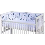 SCARLETT Mantinel do postýlky 4dílný Dráček - 180 x 30 cm - tyrkysová