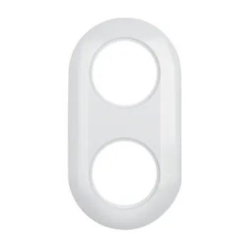 Elektrická zásuvka Rámeček BERKER 138129 dvojitý bílá 138129