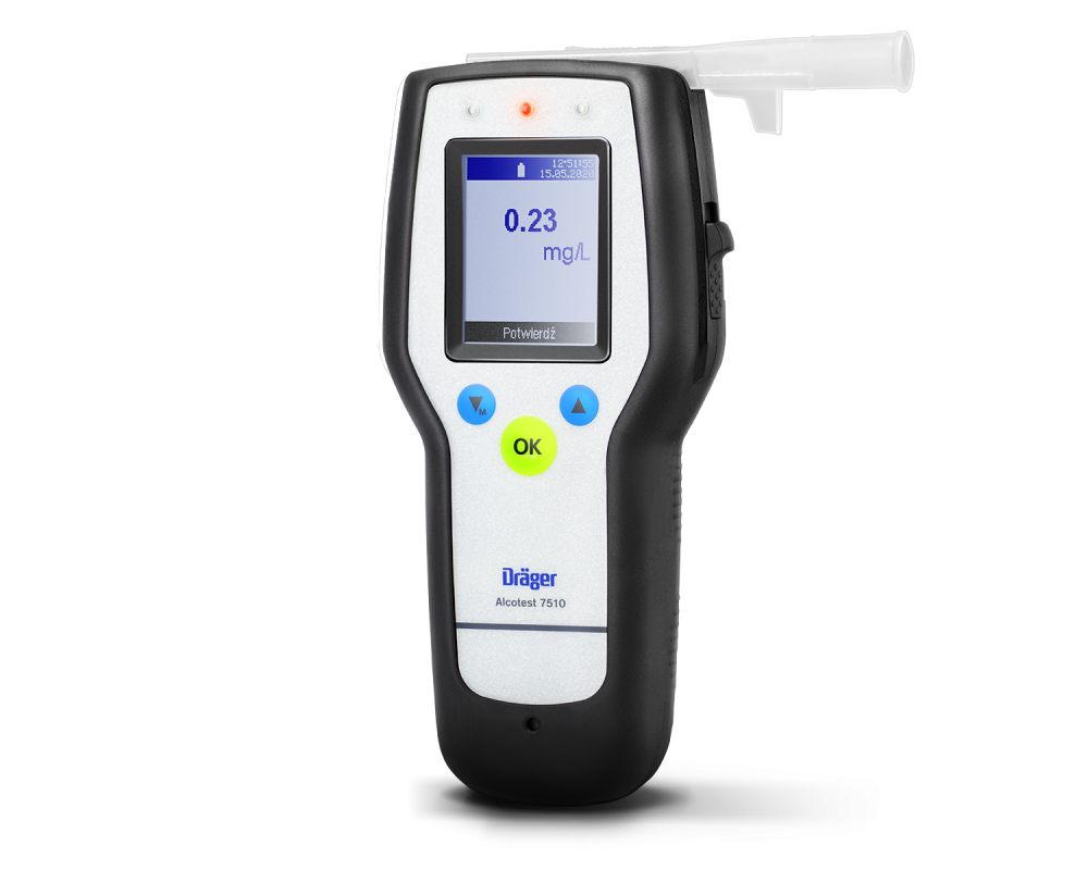 Dräger Alcotest 7510 s ověřením ČMI