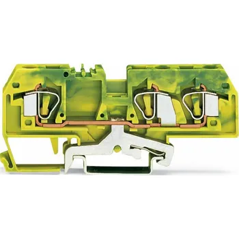 Rozvaděč WAGO Svorka 282-687 3vodičová, pro ochranný vodič, zeleno-žlutá 282-687