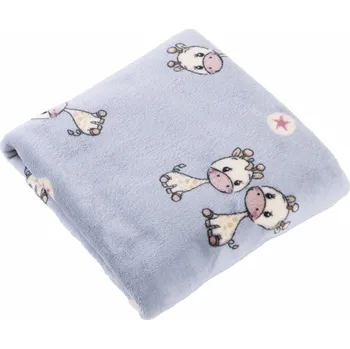 Dětská deka JAN peří Dětská hřejivá dečka do kočárku nebo na postel - žirafky šedé - Dětská hřejivá dečka - žirafky šedé 70x100 cm