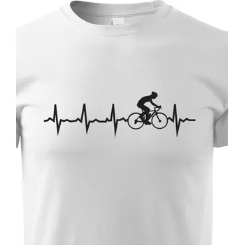 Chlapecké tričko Dětské tričko tep cyklisty, Barva Bílá, Velikost 158 cm/12 roků, Canvas Dětské tričko Bezvatriko.cz 0151