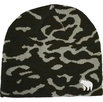 Čepice Pletená zimní čepice maskáč Barva: Zelená