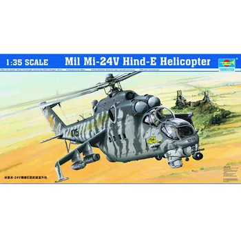 Plastikový model Trumpeter Mi-24V Hind-D 1:48