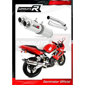 Auto-moto Laděný výfuk DOMINATOR Honda VTR1000F Firestorm 98-01 KULATÉ KONCOVKY STANDART