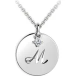 Danfil DF P120 písmeno M bílé zlato s…