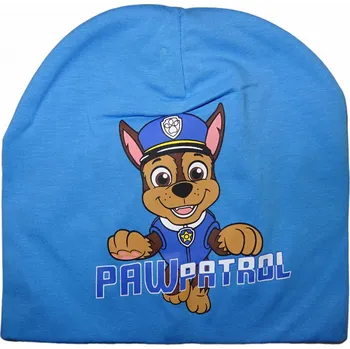 Čepice Chlapecká slabá modrá čepice s pejskem Chase 52