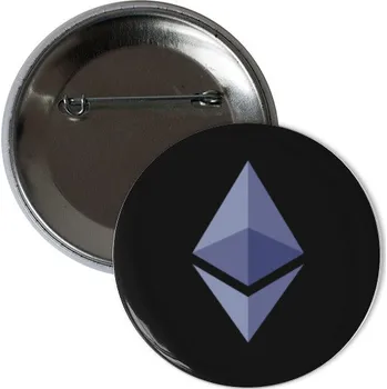 Odznáček s potiskem Ethereum placka