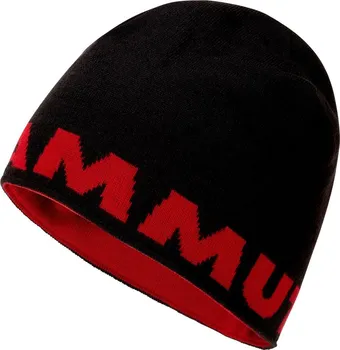 Čepice Mammut Logo Beanie černá/červená uni