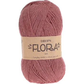 Příze Příze DROPS Flora uni colour 24 - jahodová růžová