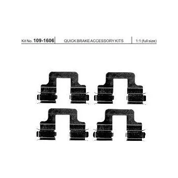 Brzdová destička Sada příslušenství brzdových destiček QUICK BRAKE