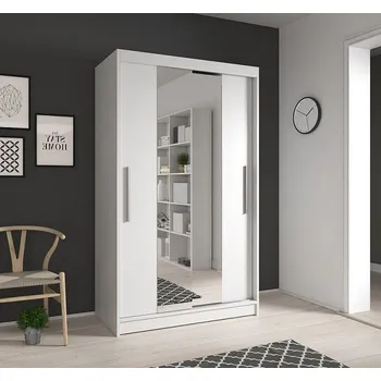 Šatní skříň Šatní skříň KARINA 120 cm, bílá