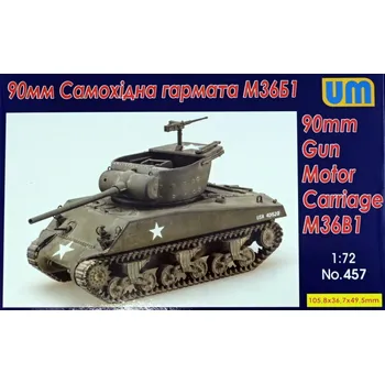 Plastikový model 1/72 90mm Gun Motor Carriage M36B1