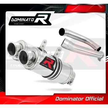 Výfuk pro motocykl Laděný výfuk DOMINATOR Honda VTR1000F Firestorm 02-06 KULATÉ KONCOVKY KRÁTKÉ GP1