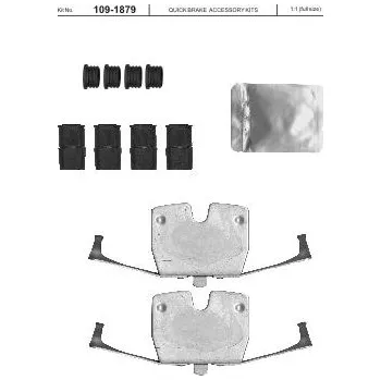 Auto-moto Sada příslušenství brzdových destiček QUICK BRAKE