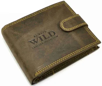peněženka Always Wild Peněženka pánská kožená hnědá
