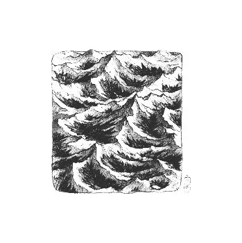 Přáníčko s potiskem Mountains" Přáníčko