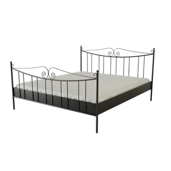 Postel Kovová postel RIO GRANDE Povrchová úprava: bílá, Rozměr: 140 x 200 cm