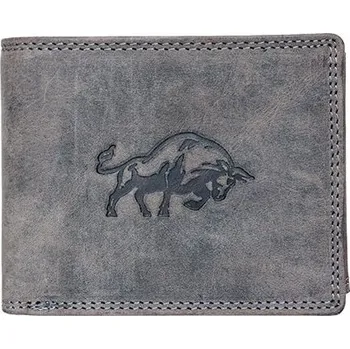 Dámská peněženka The Wild force s býkem šedá | KabelkyproVas.cz