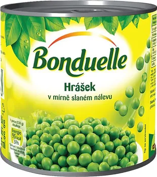 Zelenina Bonduelle Hrášek v mírně slaném nálevu 400 g