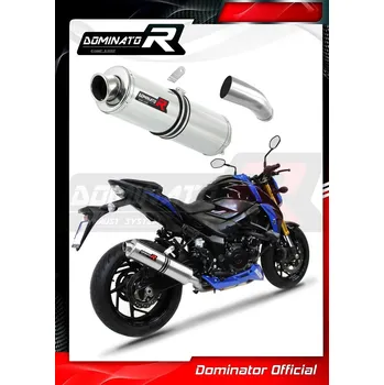Výfuk pro motocykl Laděný výfuk DOMINATOR SUZUKI GSX-S 750 17-20 KUATÁ KONCOVKA STANDART