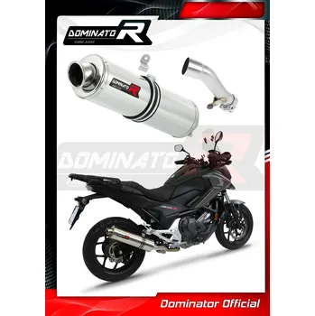 Výfuk pro motocykl Laděný výfuk DOMINATOR Honda NC 700 750 S/X KULATÁ KONCOVKA STANDART