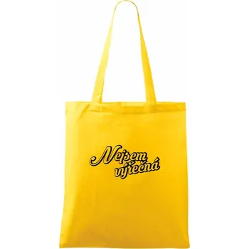 Nejsem výřečná - Taška bavlněná - 42 x 38 cm ( Žlutá )