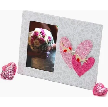 Rám na obraz Fotorámeček 10x15 PARADISE bílý kph