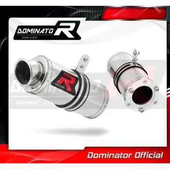 Auto-moto Laděný výfuk DOMINATOR Kawasaki ZX6R 98-02 KULATÁ KONCOVKA KRÁTKÁ GP1