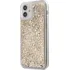Pouzdro na mobilní telefon Guess Liquid Glitter 4G pro Apple iPhone 12 Mini, zlaté