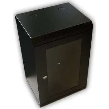 Rozvaděč 10" rack jednodílný 9U/280 DATACOM černý Skl.dv.