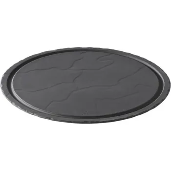 Talíř Basalt talíř kulatý s drážkou 30 cm