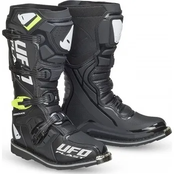 Moto obuv BO006K - OBSIDIAN černé off-road boty UFO - 42