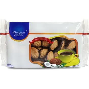 Piedmont Cookies kokosky polomáčené v kakaové polevě 200g