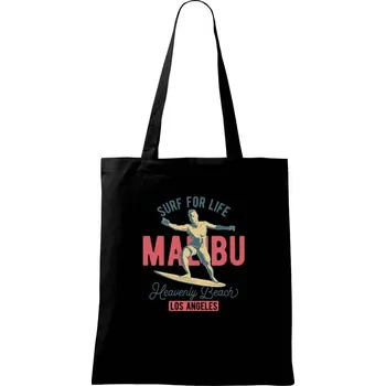 Surf for Life Los Angeles - Taška bavlněná - 42 x 38 cm ( Černá )