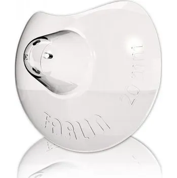 Ozdoba na bradavku FARLIN Silikonové kloboučky na kojení 20 mm - 2ks