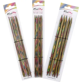 Jehlice KnitPro Symfonie ponožkové jehlice 20cm (KnitPro Symfonie Double Pointed Needles 20cm)