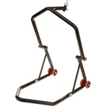 Stojan na motocykl přední (do brýlí) / zadní, Q-TECH (černý)