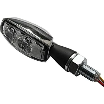 Osvětlení pro motocykl HIGHSIDER LED moto zadní světlo / blinkr BLAZE chrom čiré