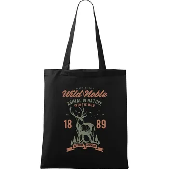 Wild And Noble - Taška bavlněná - 42 x 38 cm ( Černá )