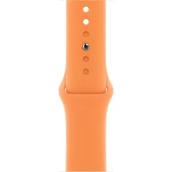 Příslušenství k chytrým hodinkám Silikonový řemínek Apple Sport Band 45mm, oranžová