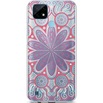 Pouzdro na mobilní telefon Kryt Realme C21 silikon Romantic Mandala (obal neboli pouzdro na Realme C21)