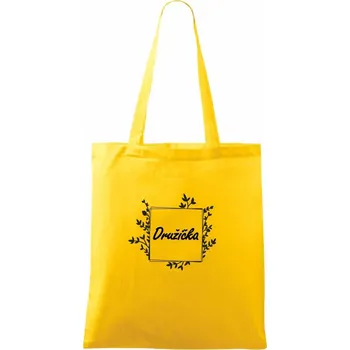 Nákupní taška Družička - Taška bavlněná - 42 x 38 cm ( Žlutá )