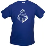KOTVA 1 (modré, bílý potisk) pánské velikost XXL (Pánské tričko s potiskem)