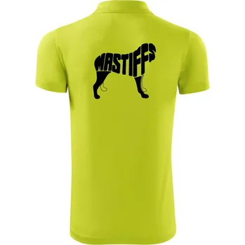 Pánská košile Mastif - Polokošile Victory sportovní (dresovina) - L ( Limetková )