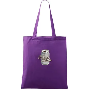 Cínová svatba 10 - Taška bavlněná - 42 x 38 cm ( Fialová )